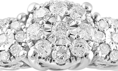 Shop Effy Sterling Silver Diamond Cluster Ring, 0.49ct