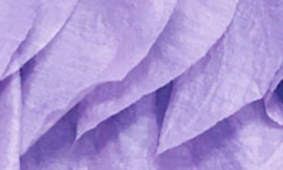 Shop Joe-ella Tiered Organza Dress In Pastel Purple