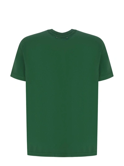 Shop Golden Goose T-shirt  "star" In Green