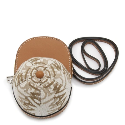 Shop Jw Anderson J.w. Anderson Beige Leather Crossbody Bag In Natural/pecan