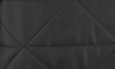 Shop Tahari Brett Nylon Diamond Quilt Backpack In Black