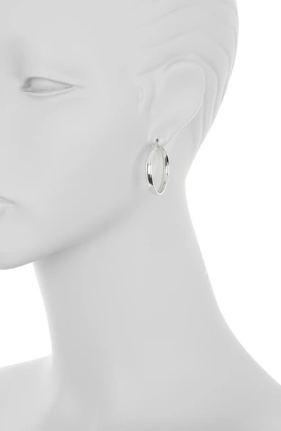 Shop Argento Vivo Sterling Silver Medium Bold Hoop Earrings