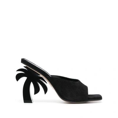 Shop Palm Angels Sandals In Blacknoc