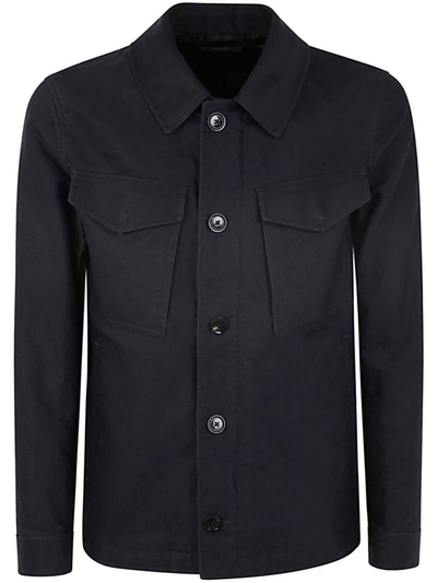 Shop Tom Ford Outwear Outer Shirt Clothing In Blue