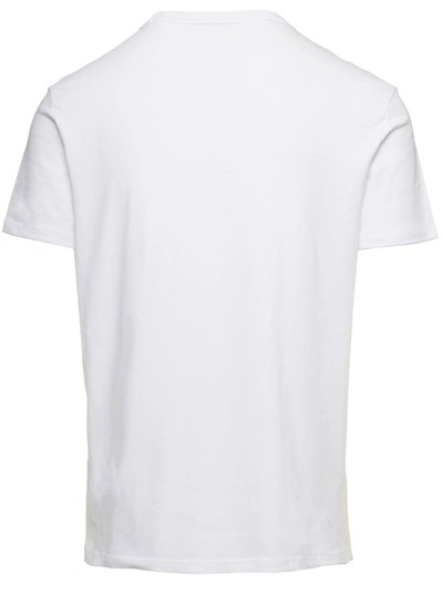Shop Tom Ford V Neck T-shirt In Cotton White Man