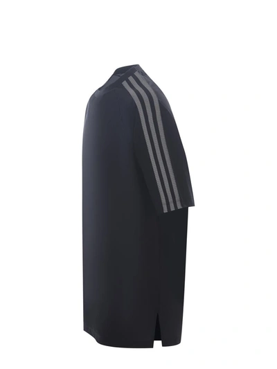 Shop Y-3 Adidas T-shirt  "3-stripes" In Black
