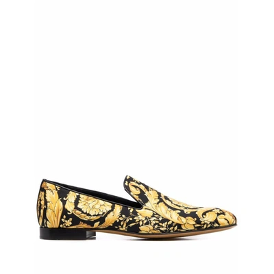 Shop Versace Shoes In Yellow/black