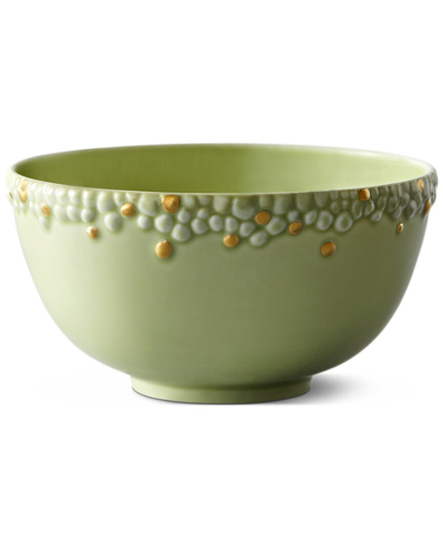 Shop L'objet Haas Mojave Matcha Gold Cereal Bowl In Green