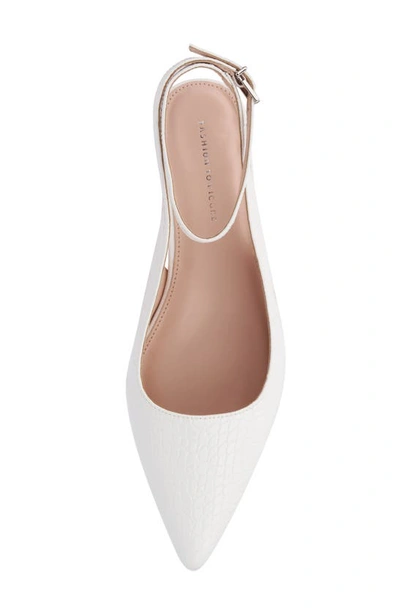 Shop Fashion To Figure Bevelyn Pointed Toe Pump In White