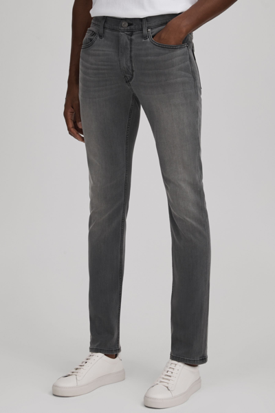 Shop Paige Slim-fit Stretch Jeans In Jimson Grey