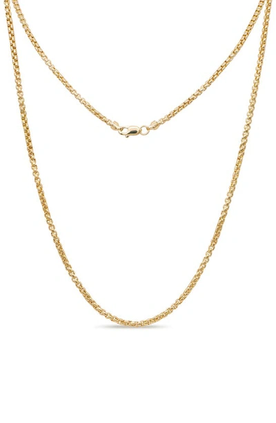 Shop Devata 14k Gold 2mm Box Chain Necklace