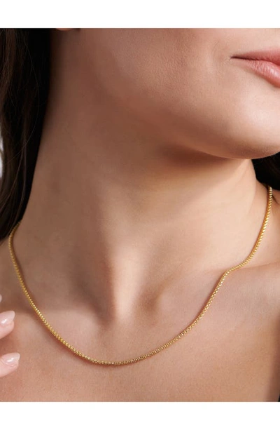 Shop Devata 14k Gold 2mm Box Chain Necklace