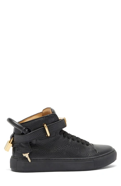 Shop Buscemi Alce High Top Sneaker In Black/ Black