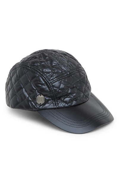 Shop Vince Camuto Ouff Quilt Baseball Cap In Black