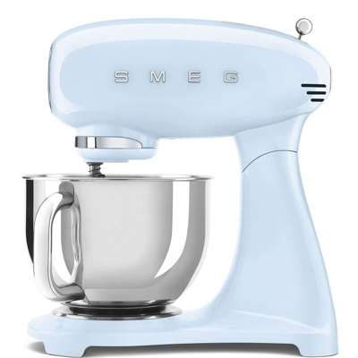 Shop Smeg Full Color Stand Mixer In Blue