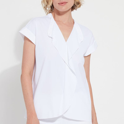 Shop Lyssé Alessia Pullover Top In White