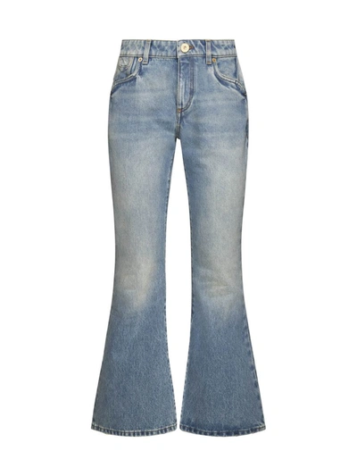 Shop Balmain Jeans In Blue Jean