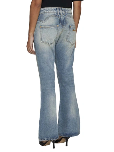 Shop Balmain Jeans In Blue Jean