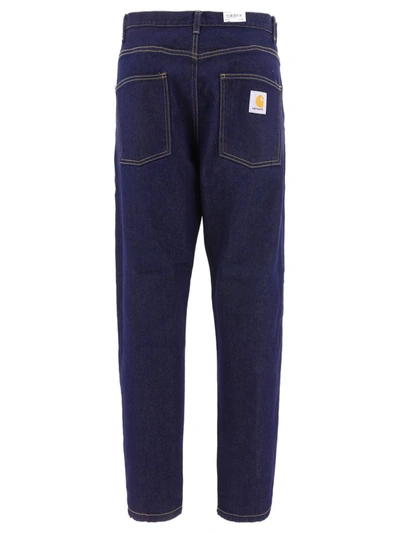 Shop Carhartt Wip "newel" Jeans In Blue