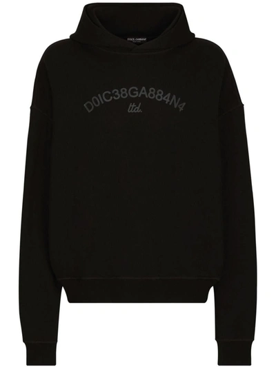 Shop Dolce & Gabbana Sweatshirt With Logo In Black