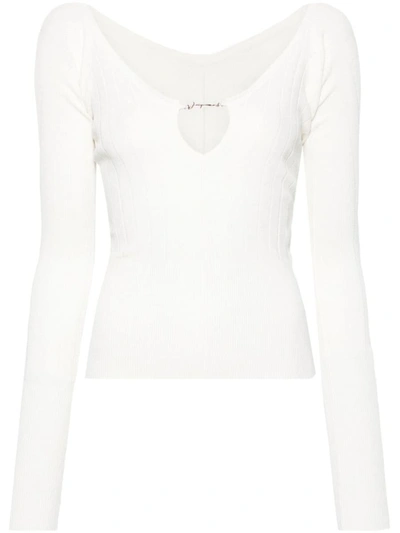 Shop Jacquemus Top In Off-white