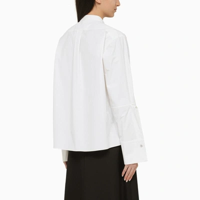 Shop Jil Sander Shirt With Details In White