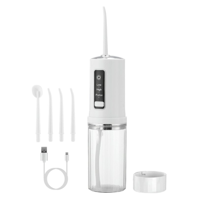 Shop Vysn Portable Water Flosser Cordless Rechargeable Dental Oral Irrigator Waterproof Teeth Cleaner With 3 M