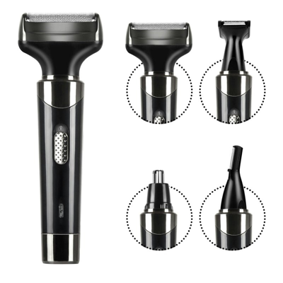 Shop Vysn 4 In 1 Rechargeable Razor Hair Beard Eyebrow Ear Nose Hairs Sideburn Trimmer Clipper Painless Electr