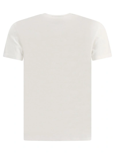 Shop Tom Ford "tf" Embroidered T-shirt In White