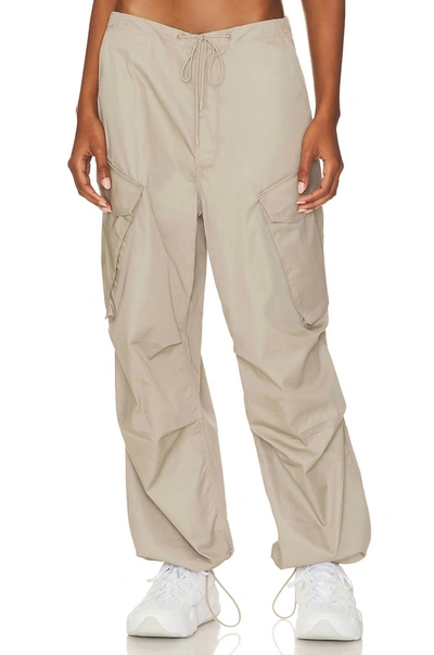 Shop Agolde Ginerva Cargo Pant In Drab In Beige