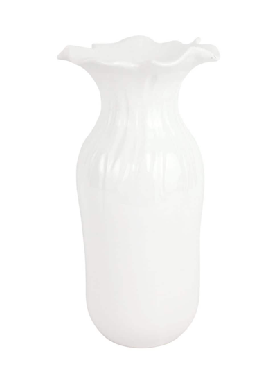 Shop Vietri Ondulata Large Vase In White