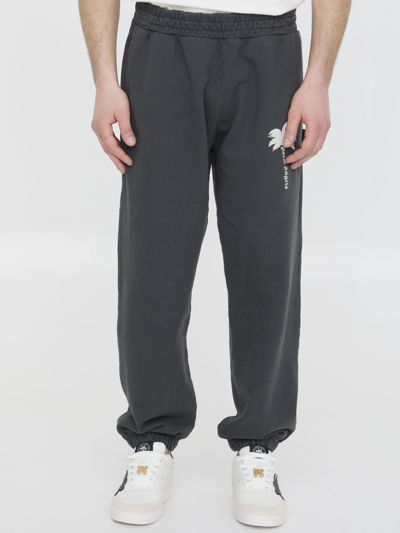 Shop Palm Angels The Palm Joggers In Grey