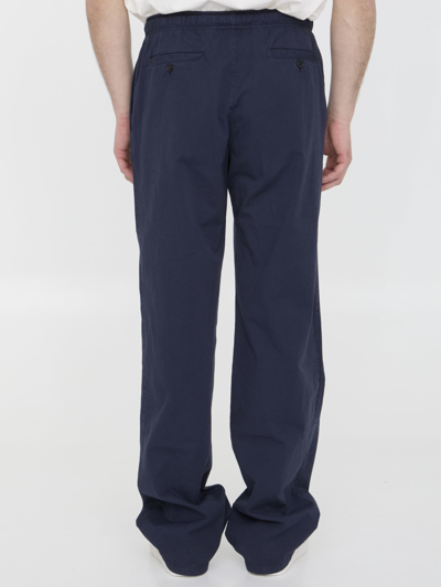 Palm Angels Classic Logo Cord Travel Pants In Black