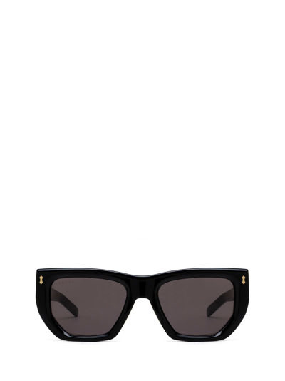 Shop Gucci Gg1520s Black Sunglasses
