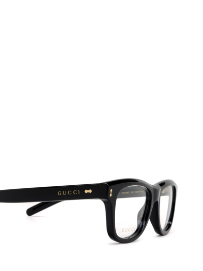 Shop Gucci Gg1526o Black Glasses