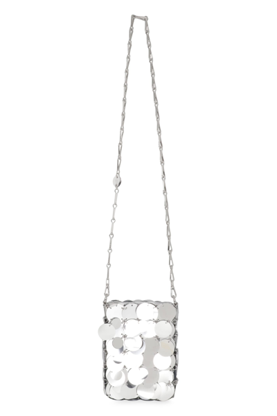 Shop Rabanne Sparkle Nano 1969 Bag In Silver