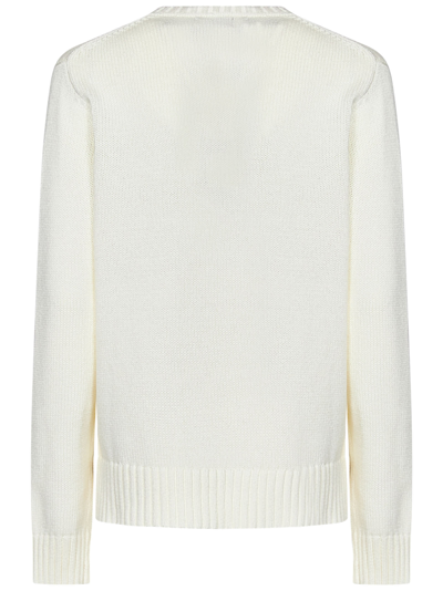 Shop Polo Ralph Lauren Polo Bear Sweater In White