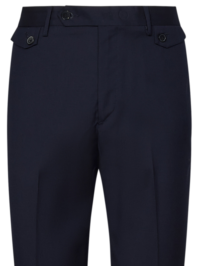 Shop Low Brand Cooper Pocket Trousers In Blue