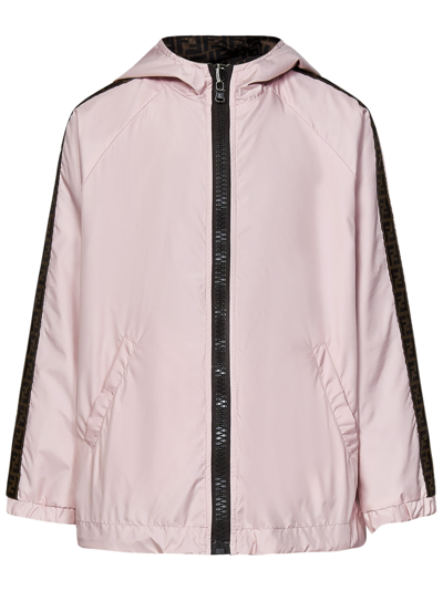 Shop Fendi Jacket In Pink