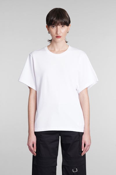 Shop Iro Edjy T-shirt In White Cotton