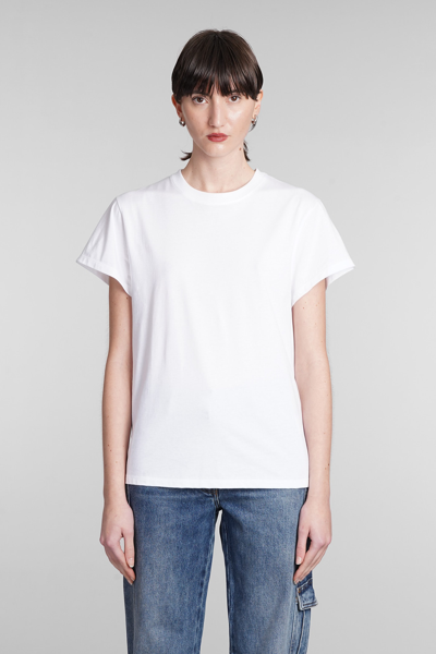 Shop Iro Tabitha T-shirt In White Cotton