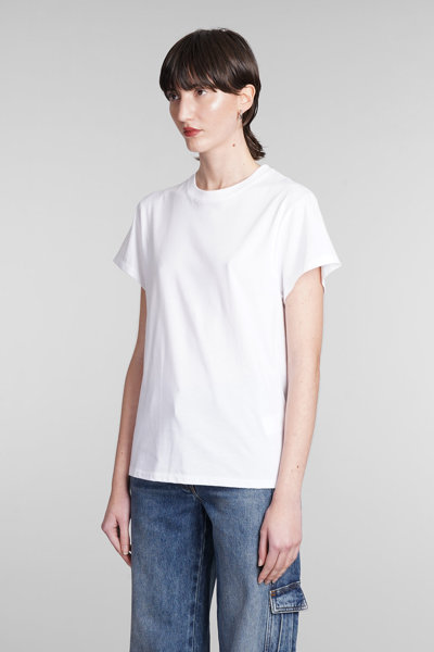 Shop Iro Tabitha T-shirt In White Cotton