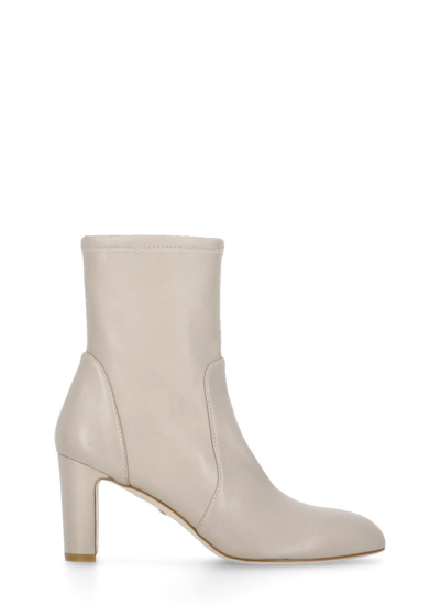 Stuart Weitzman Babette Bootie 85 In Ivory