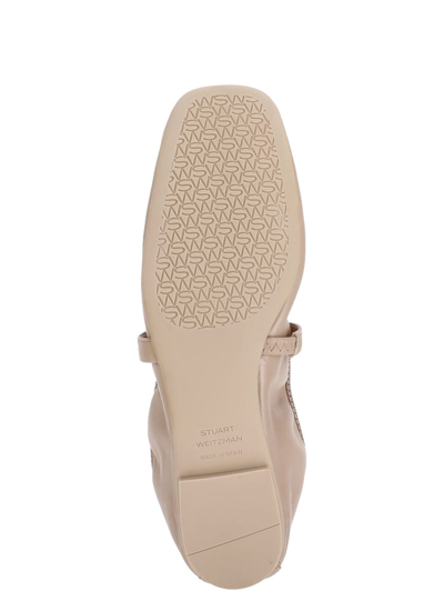 Shop Stuart Weitzman Goldie Ballet Shoes In Pink