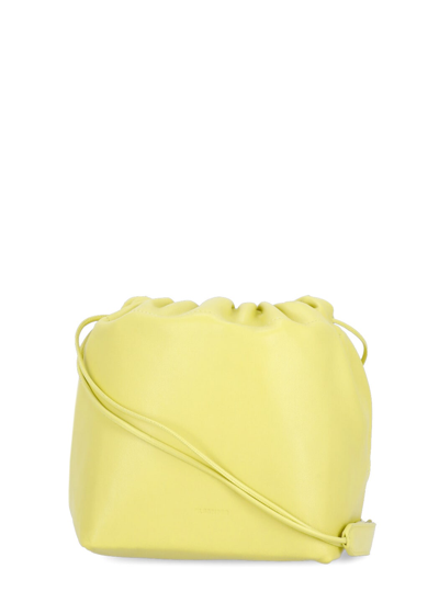 Shop Jil Sander Dumpling Shoulder Bag In Yellow