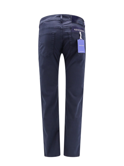 Shop Jacob Cohen Trouser In Blue