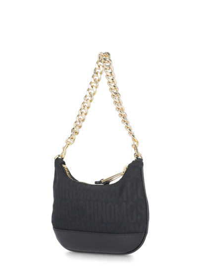 Shop Moschino Hand Bag With Logo In Black