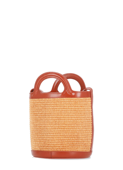 Shop Marni Tropicalia Shoulder Bag In Orange