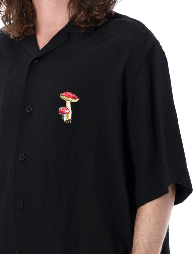 Shop Jil Sander Bowling Shirt Mushroom In Black