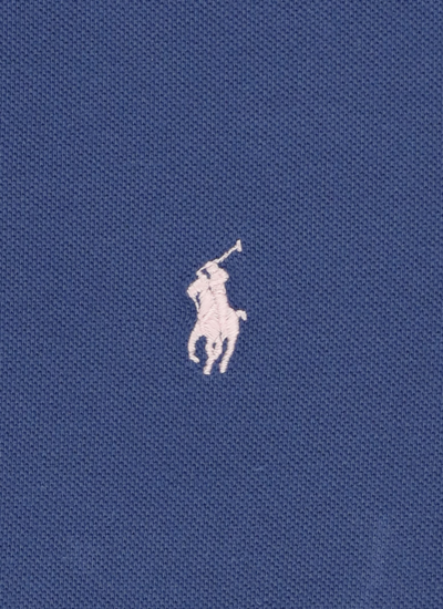 Shop Ralph Lauren Polo Shirt With Pony In Blue